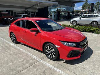 2018 Honda Civic 10th Gen MY18 VTi-S Red 1 Speed Constant Variable Hatchback.
