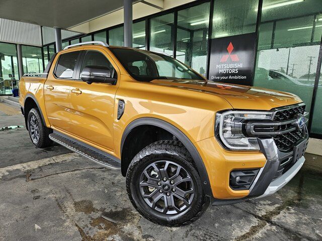 Used Ford Ranger PY 2022MY Wildtrak Cairns, 2023 Ford Ranger PY 2022MY Wildtrak Yellow 10 Speed Sports Automatic Double Cab Pick Up