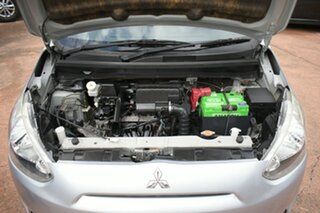 2012 Mitsubishi Mirage LA MY14 ES Silver 5 Speed Manual Hatchback