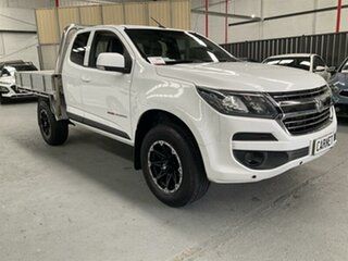 2017 Holden Colorado RG MY18 LS (4x4) White 6 Speed Manual Space Cab Chassis.