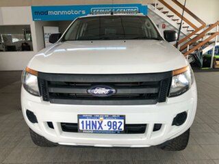 2015 Ford Ranger PX XL Polar White 6 Speed Manual Cab Chassis