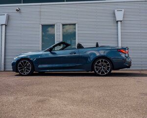 2022 BMW 4 Series G23 420i Steptronic M Sport Blue 8 Speed Sports Automatic Convertible