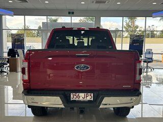 2023 Ford F150 2023MY Lariat Pickup Crew Cab SWB 4X4 Rapid Red Tinted Clearcoa 10 Speed Automatic.