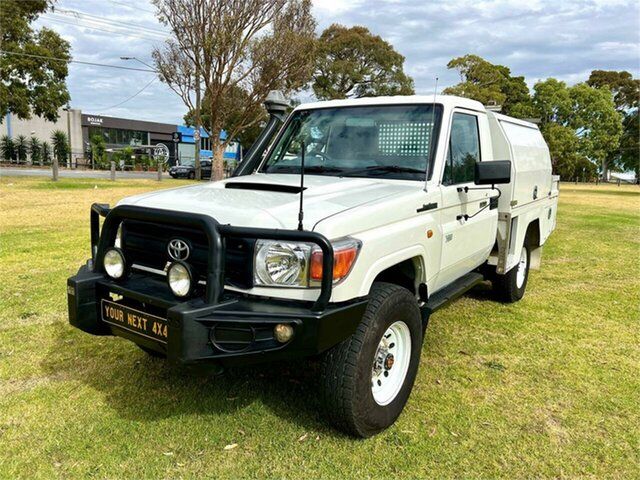 Used Toyota Landcruiser VDJ79R MY12 Update Workmate (4x4) Ferntree Gully, 2012 Toyota Landcruiser VDJ79R MY12 Update Workmate (4x4) White 5 Speed Manual Cab Chassis