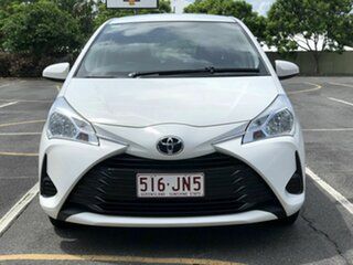 2019 Toyota Yaris NCP130R Ascent White 4 Speed Automatic Hatchback
