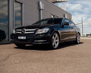 2014 Mercedes-Benz C-Class C204 MY14 C350 7G-Tronic + Black 7 Speed Sports Automatic Coupe.