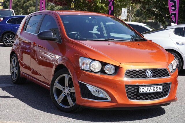 Used Holden Barina TM MY15 RS Phillip, 2015 Holden Barina TM MY15 RS Orange 6 Speed Manual Hatchback