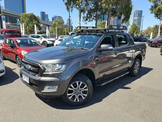 Used Ford Ranger PX MkII Wildtrak Double Cab South Melbourne, 2017 Ford Ranger PX MkII Wildtrak Double Cab Magnetic 6 Speed Sports Automatic Utility