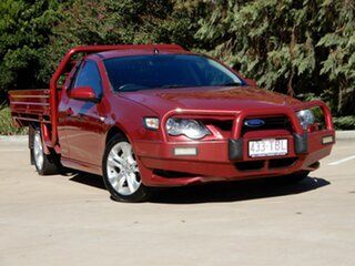 2013 Ford Falcon FG MK2 XR6 Red 6 Speed Manual Cab Chassis