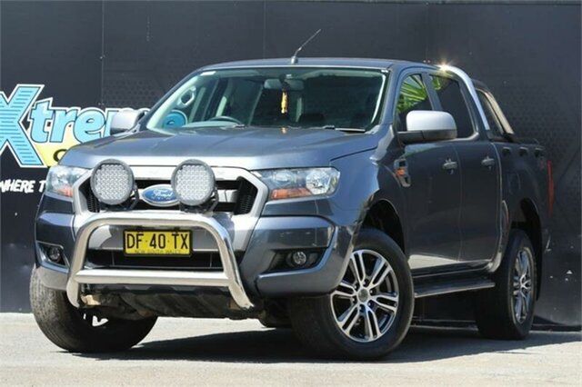 Used Ford Ranger PX MkII XLS Double Cab Campbelltown, 2016 Ford Ranger PX MkII XLS Double Cab Grey 6 Speed Sports Automatic Utility
