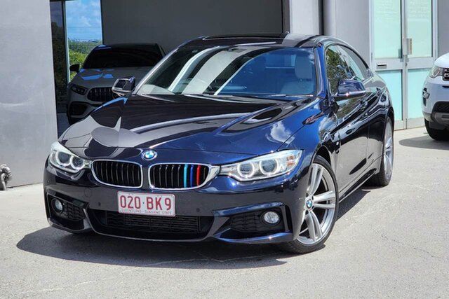 Used BMW 4 Series F36 420i Gran Coupe M Sport Albion, 2015 BMW 4 Series F36 420i Gran Coupe M Sport Carbon Black 8 Speed Sports Automatic Hatchback