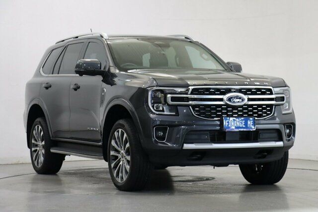 Used Ford Everest UB 2023.50MY Platinum 4WD Victoria Park, 2023 Ford Everest UB 2023.50MY Platinum 4WD Meteor Grey 10 Speed Sports Automatic SUV