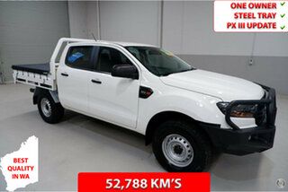2019 Ford Ranger PX MkIII 2019.00MY XL White 6 Speed Sports Automatic Double Cab Chassis.