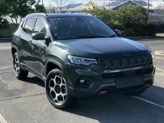Used Jeep Compass M6 MY22 Trailhawk Chermside, 2022 Jeep Compass M6 MY22 Trailhawk Green 9 Speed Automatic Wagon