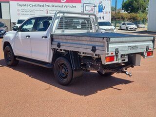 2020 Toyota Hilux GUN126R SR Double Cab Glacier White 6 Speed Sports Automatic Cab Chassis