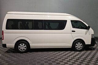 2014 Toyota HiAce KDH223R MY14 Commuter High Roof Super LWB White 4 speed Automatic Bus