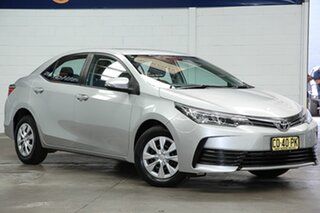 2017 Toyota Corolla ZRE172R Ascent S-CVT Silver 7 Speed Constant Variable Sedan.