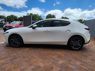 2023 Mazda 3 BP2H7A G20 SKYACTIV-Drive Touring White 6 Speed Sports Automatic Hatchback