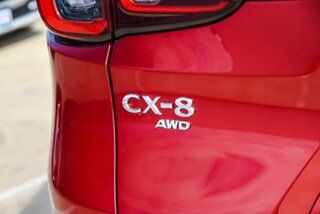 2023 Mazda CX-8 KG4W2A D35 SKYACTIV-Drive i-ACTIV AWD Asaki Red 6 Speed Sports Automatic Wagon