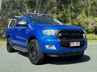 2017 Ford Ranger PX MkII XLT Double Cab Blue 6 Speed Sports Automatic Utility