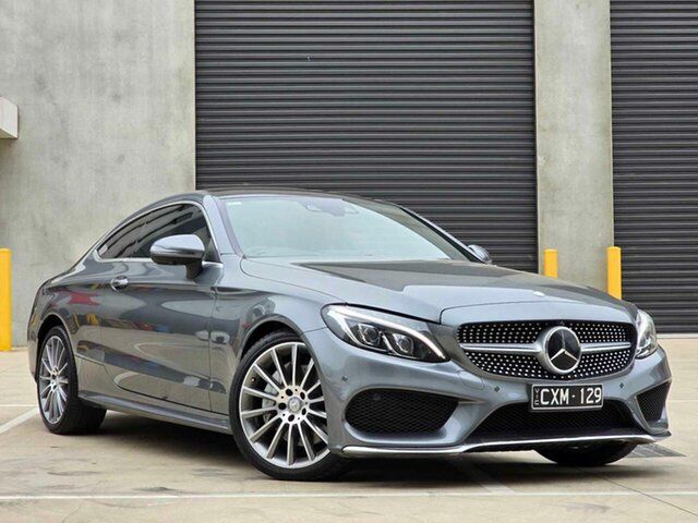 Used Mercedes-Benz C-Class C205 C300 7G-Tronic + Thomastown, 2016 Mercedes-Benz C-Class C205 C300 7G-Tronic + Grey 7 Speed Sports Automatic Coupe