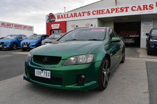 2010 Holden Commodore VE MY10 SV6 Green 6 Speed Manual Utility.