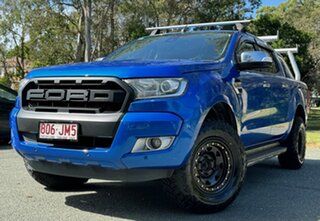 2017 Ford Ranger PX MkII XLT Double Cab Blue 6 Speed Sports Automatic Utility.