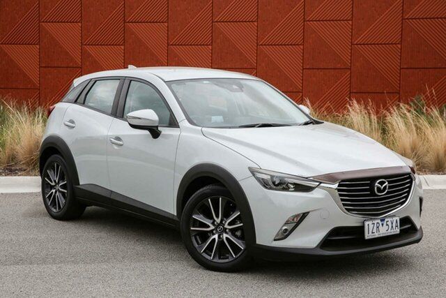 Used Mazda CX-3 DK2W7A sTouring SKYACTIV-Drive Dandenong, 2018 Mazda CX-3 DK2W7A sTouring SKYACTIV-Drive White 6 Speed Sports Automatic Wagon