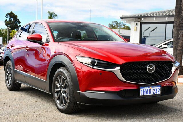 Used Mazda CX-30 DM2W7A G20 SKYACTIV-Drive Pure Victoria Park, 2020 Mazda CX-30 DM2W7A G20 SKYACTIV-Drive Pure Soul Red 6 Speed Sports Automatic Wagon