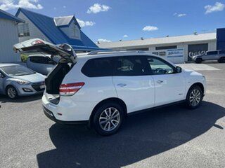2014 Nissan Pathfinder R52 MY15 ST X-tronic 2WD White 1 Speed Constant Variable Wagon Hybrid.