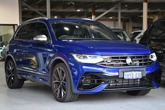 Used Volkswagen Tiguan 5N MY23 R DSG 4MOTION Victoria Park, 2023 Volkswagen Tiguan 5N MY23 R DSG 4MOTION Blue 7 Speed Sports Automatic Dual Clutch Wagon