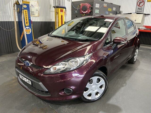 Used Ford Fiesta WT CL McGraths Hill, 2011 Ford Fiesta WT CL Purple 6 Speed Automatic Hatchback