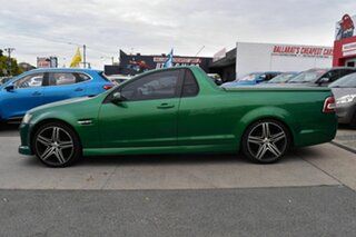 2010 Holden Commodore VE MY10 SV6 Green 6 Speed Manual Utility.