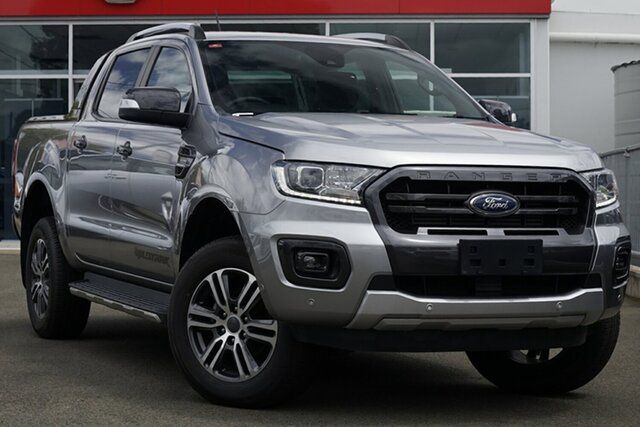 Used Ford Ranger PX MkIII 2021.75MY Wildtrak Toowoomba, 2022 Ford Ranger PX MkIII 2021.75MY Wildtrak Silver 10 Speed Sports Automatic Double Cab Pick Up