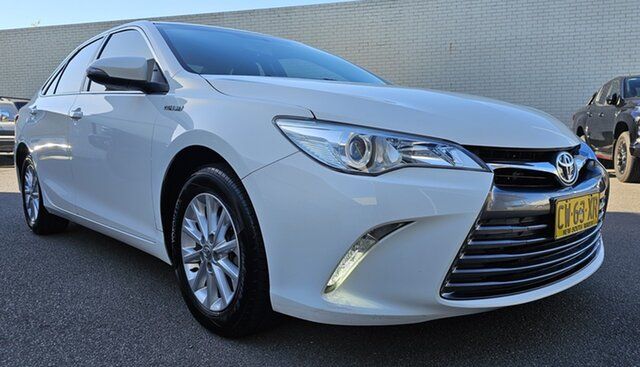 Used Toyota Camry AVV50R Altise Cardiff, 2016 Toyota Camry AVV50R Altise White 1 Speed Constant Variable Sedan Hybrid