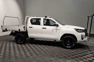 2022 Toyota Hilux GUN125R Workmate Double Cab White 6 speed Automatic Cab Chassis