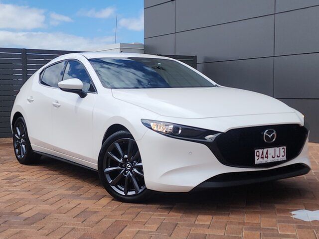 Used Mazda 3 BP2H7A G20 SKYACTIV-Drive Touring Toowoomba, 2023 Mazda 3 BP2H7A G20 SKYACTIV-Drive Touring White 6 Speed Sports Automatic Hatchback