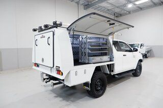 2019 Toyota Hilux GUN126R SR Extra Cab White 6 Speed Sports Automatic Cab Chassis