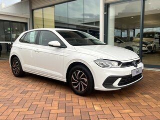2023 Volkswagen Polo AE MY23 85TSI DSG Life Pure White 7 Speed Sports Automatic Dual Clutch.