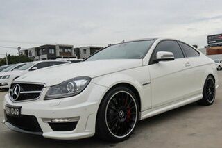 2012 Mercedes-Benz C-Class C204 MY12 C63 AMG SPEEDSHIFT MCT White 7 Speed Sports Automatic Coupe