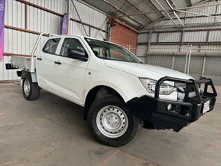 2021 Isuzu D-MAX RG MY21 SX Crew Cab White 6 Speed Sports Automatic Cab Chassis.