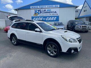 2013 Subaru Outback B5A MY14 2.0D Lineartronic AWD White 7 Speed Constant Variable Wagon.