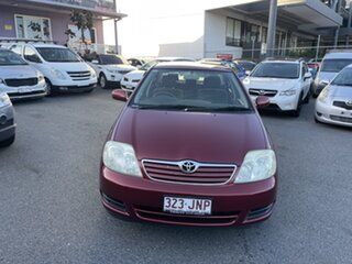 2005 Toyota Corolla ZZE122R Ascent Red 4 Speed Automatic Sedan.