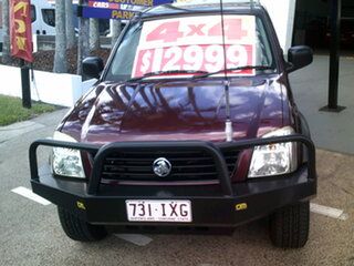 2005 Holden Rodeo RA MY05 LX Crew Cab Red 5 Speed Manual Utility.