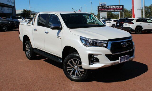 Pre-Owned Toyota Hilux GUN126R SR5 Double Cab Clarkson, 2018 Toyota Hilux GUN126R SR5 Double Cab Crystal Pearl 6 Speed Sports Automatic Utility