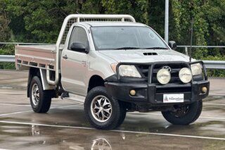 2008 Toyota Hilux KUN16R 07 Upgrade SR Silver 5 Speed Manual Cab Chassis.