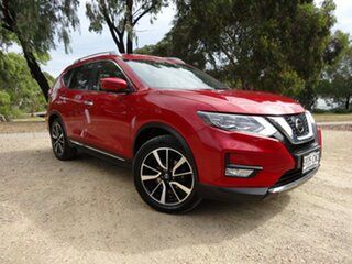 2018 Nissan X-Trail T32 Series II Ti X-tronic 4WD Ruby Red 7 Speed Constant Variable Wagon.