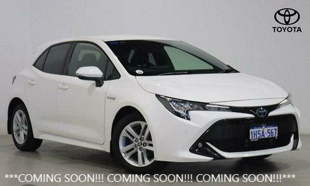Pre-Owned Toyota Corolla ZWE211R SX E-CVT Hybrid Balcatta, 2022 Toyota Corolla ZWE211R SX E-CVT Hybrid Frosted White 10 Speed Constant Variable Hatchback