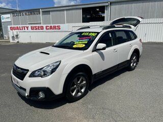 2013 Subaru Outback B5A MY14 2.0D Lineartronic AWD White 7 Speed Constant Variable Wagon