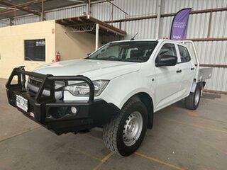 2021 Isuzu D-MAX RG MY21 SX Crew Cab White 6 Speed Sports Automatic Cab Chassis.